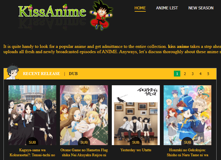 KissAnime Cartoon Online