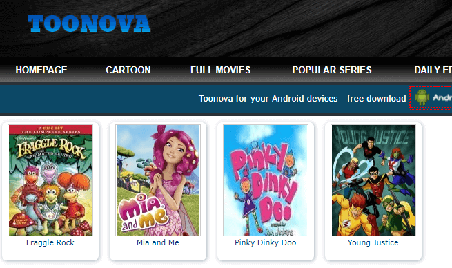 Toonova Watch Cartoons For free